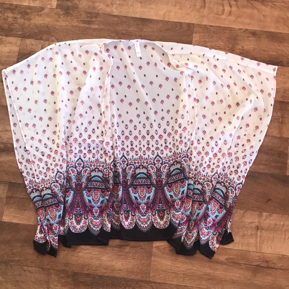 Printed Target Kimono